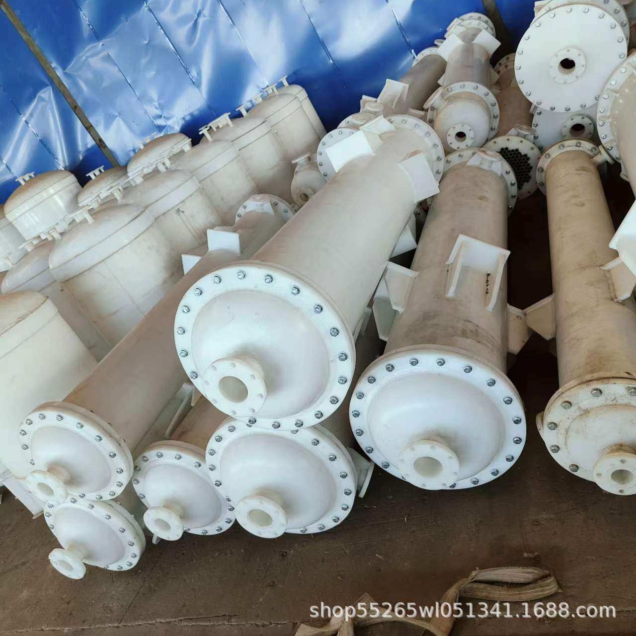 列管式换热卧式pp冷凝器 石墨改性降膜吸收聚丙烯pp材质冷凝器,五金/工具,工业管道及配件,淘宝优惠券,粉丝福利购,淘宝优惠卷