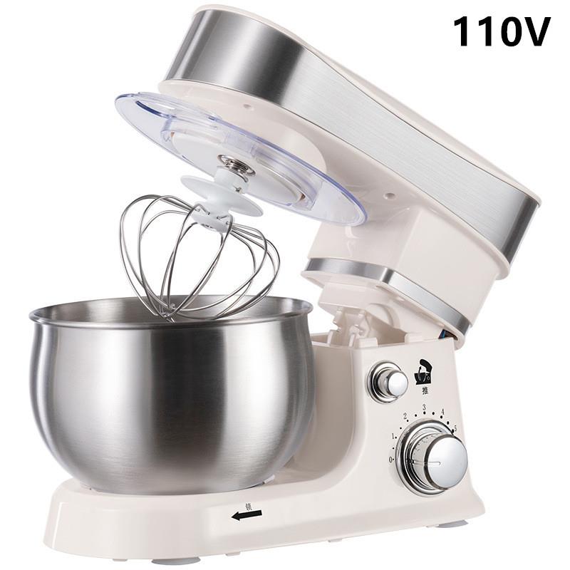 110V美规跨境和面机多功能立式搅拌机英规家用厨师机台式打蛋器