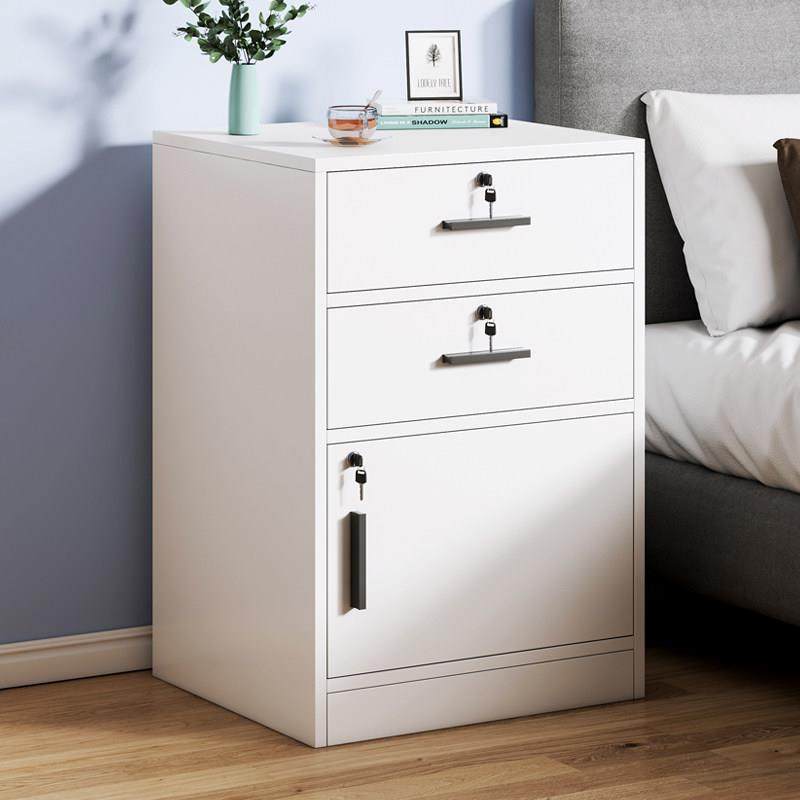 北欧轻奢床头柜简约现代简易小型家用收纳柜卧室带锁储物柜出租房,住宅家具,床头柜,淘宝优惠券,粉丝福利购,淘宝优惠卷