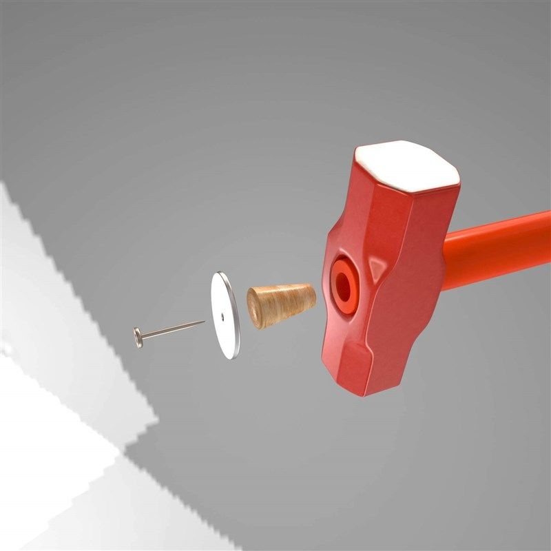 大号铁鎚加重型榔头家用防爆钢一体砸墙锤石头锤石工锤带把八角锤,五金/工具,石工锤,淘宝优惠券,粉丝福利购,淘宝优惠卷