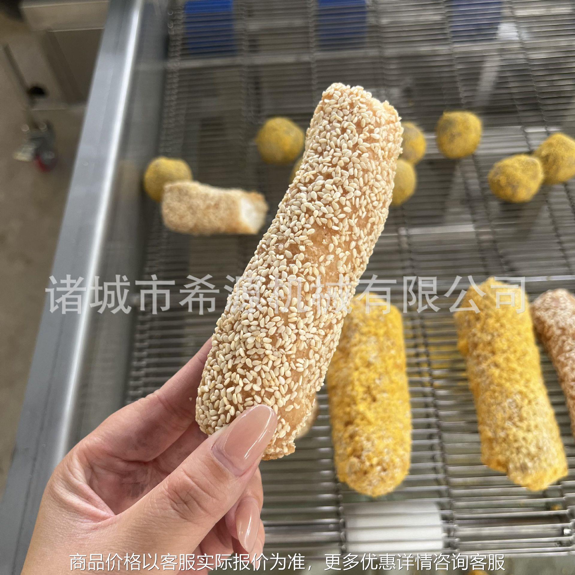 麻枣芋头酥上糖机 转盘式上芝麻设备油京果裹糖稀机器 山楂上糖机