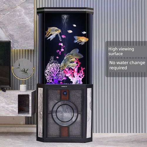 E’s E Tank新型亚克力客厅落地式大型观赏鱼缸免换水生态中型鱼