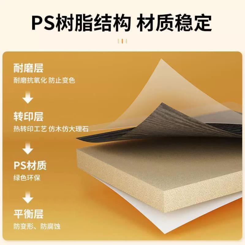 新中式轻奢风欧式电视背景墙边框线条PS黑色白色金边装饰条压边线