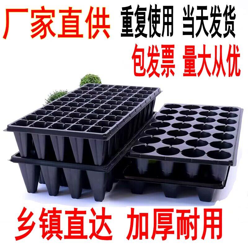 育苗盘穴盘育苗盒育苗盆蔬菜育苗盆塑料育苗器苗木多肉整箱箱