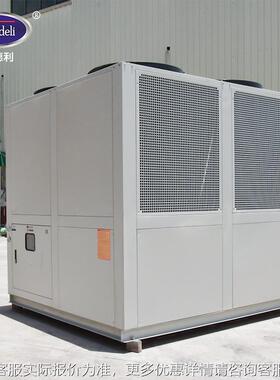 80hp风冷水机组食品冷行机业箱式制冷KDCS -08定制绿沙豆低温螺杆