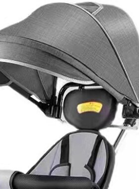 溜娃遛娃神器配件前后PuU静音刹车轮遮阳棚手推杆通用挂包