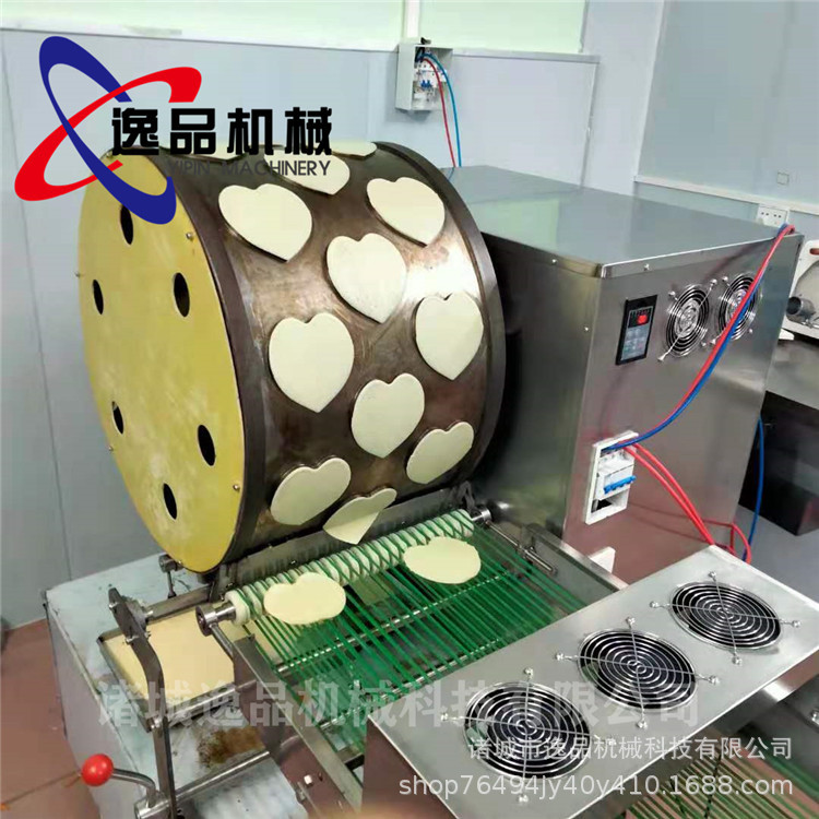 电磁加热心形蛋皮机 自动控温千层蛋糕皮机器 烫蛋皮机一次成型