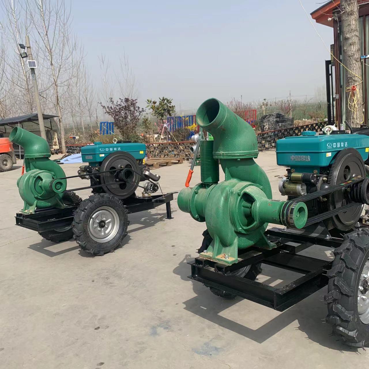喷灌浇地柴油抽水机 带1000米微喷带高压泵 双叶轮扬程150米