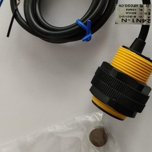 36V 霍尔接近开关短款 3线NPN常开6 4线双向开关磁性m24 H24N1