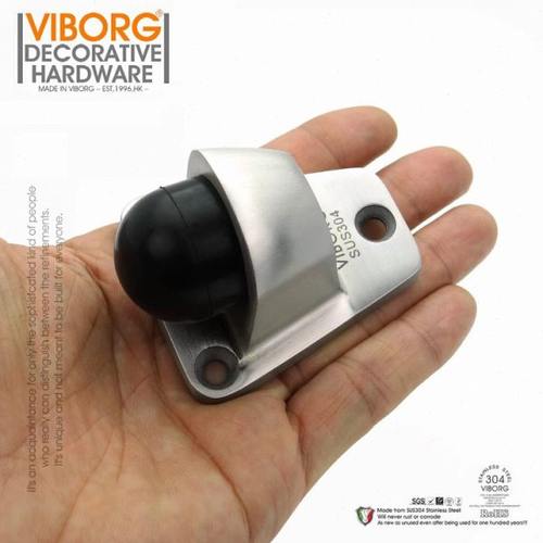 香港域堡 304不锈钢精铸浴室门顶实木门档橡胶门阻玻璃防撞门碰