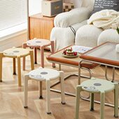 小凳子加厚卡通儿童家用塑料板凳矮凳幼儿园宝宝坐凳浴室防滑圆凳