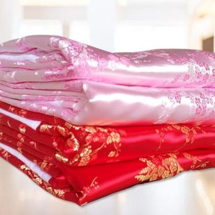 复古被套杭州丝绸软缎被面老式包边被罩古典中国民族风段子结婚用