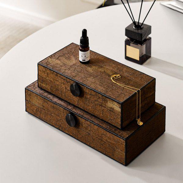 复古中古风售楼处酒店大堂柜子上软装饰品金色收纳盒装饰盒摆件,家居饰品,饰品盒,淘宝优惠券,粉丝福利购,淘宝优惠卷