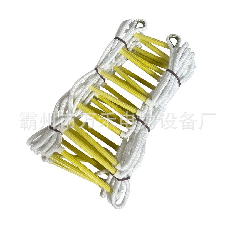 消防树脂救援软梯户外攀爬梯子火灾高楼安全救援梯救生逃生绳梯
