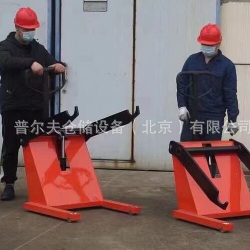 普尔夫手动电动卷材包材搬运车上料车举升车卷膜卷轴托架车非标