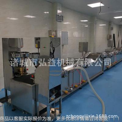潮汕牛子肉生丸产线 蔬菜丸子机油炸线火锅工丸加LPR设备