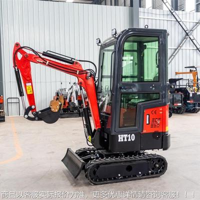 灌出口澳大HT10B小利亚微型挖掘机 履农场溉水渠建挖修沟机 1吨带