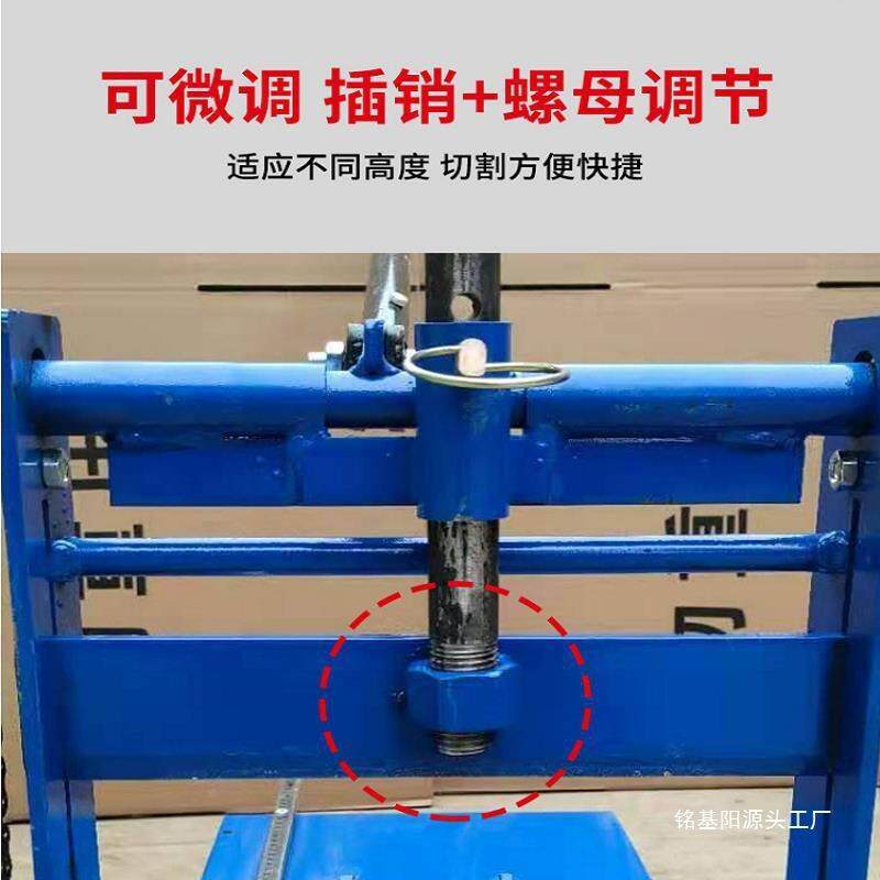 切砖机块砖切割机泡沫断机压砖加气空心砖切机手动建筑工程砖加气