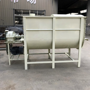 工業(yè)粉塵加濕雙軸攪拌機(jī) 臥式 雙軸槳葉式 混合機(jī) 雙軸螺旋混料機(jī)