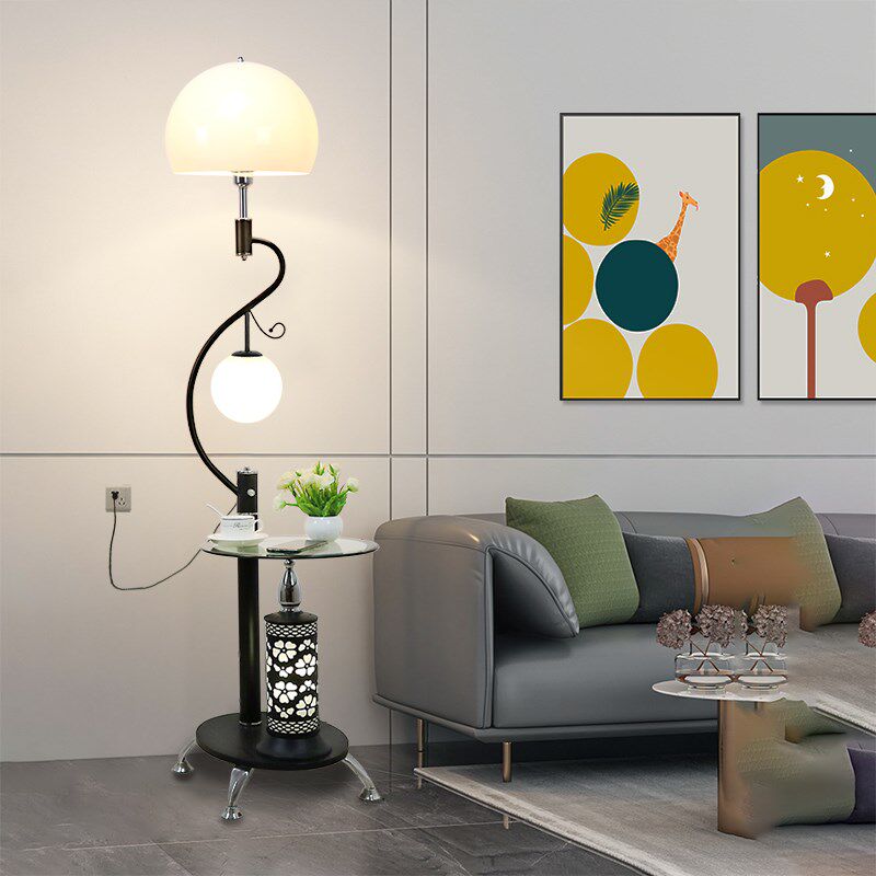 客厅落地灯简约现代茶几一体超亮沙发边网红卧室书房创意遥控地灯,家装灯饰光源,装饰落地灯,淘宝优惠券,粉丝福利购,淘宝优惠卷
