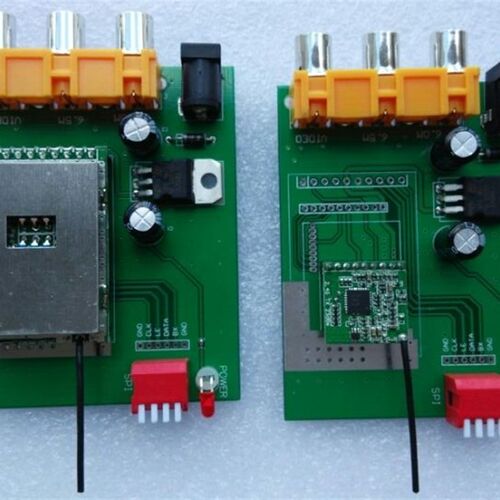 2.4G 模块 无线影音p AV 无线收发 600米 立体声 传输器 成品板