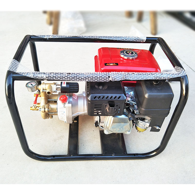 168型四冲汽油机170f直连方架式高压p25喷雾机轴连体打药器洗车泵