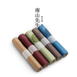 禅意桌旗家用高档茶几隔热桌布茶台防水垫子 南山先生云夏茶席中式