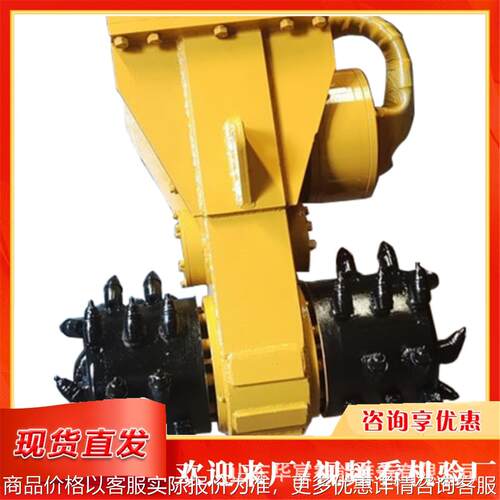 高扭矩输出坚硬物料铣刨头 道路修筑纵向铣挖机 挖掘机前端属具