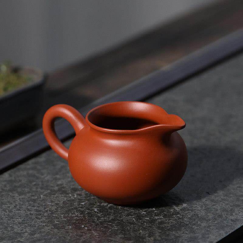 宜兴紫砂公道杯分茶公杯装茶器大容量陶瓷功道杯茶滤茶漏套装