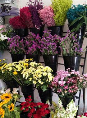鲜花店花架多层阶梯鲜花展示架货架大号花桶架折叠鲜花塑料桶架子