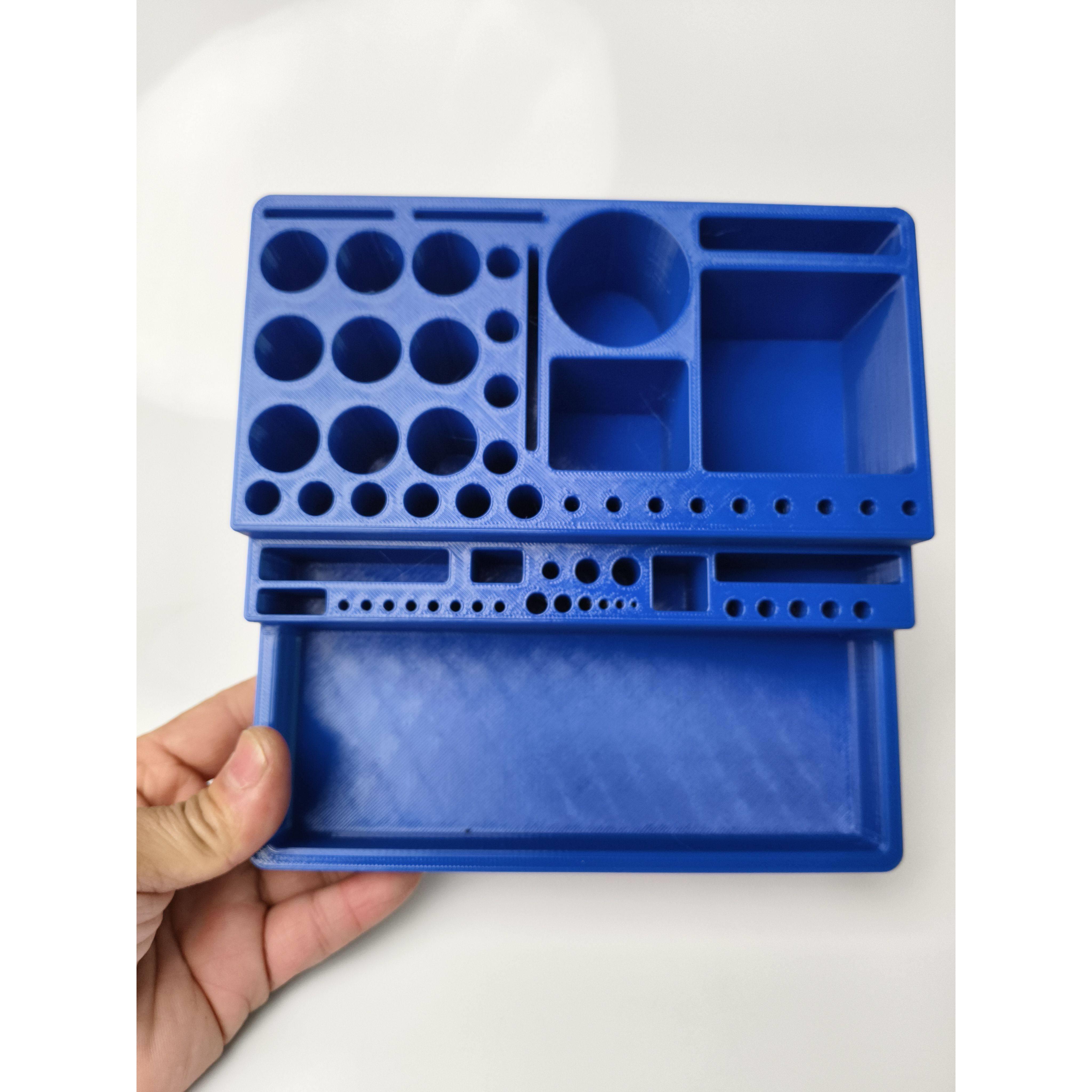 桌面工具收纳层架3D打印桌面整理收纳盒维修工具收纳层架桌面收纳图片