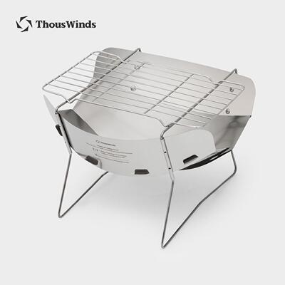 Thous Winds千风花火焚火台户外露营超轻烧烤架折叠篝火柴火炉具