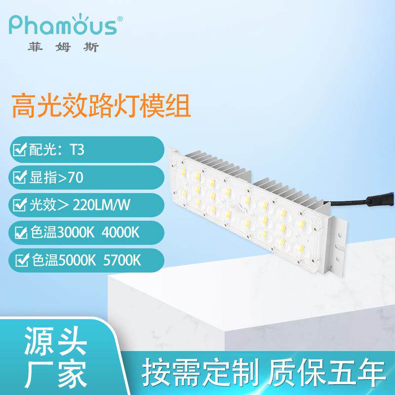 LED高光效路灯模组高光效路灯路灯模组模组路灯暖白照明投光灯