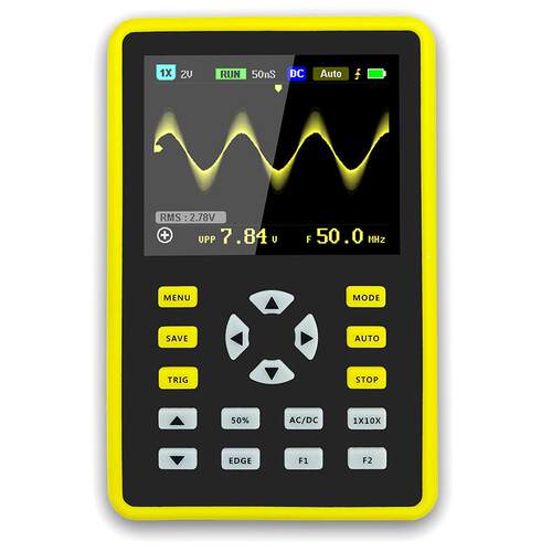 FNIRSI-5012H数字示波器手持小型迷你示波表100MHz带宽 500MS采样