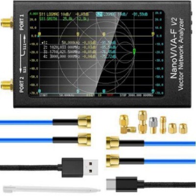 4.3英寸矢量网络分析仪S-A-A-2 NanoVNA-F V2天线 短波HF VHF UHF