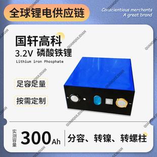 ah磷酸铁锂电芯电动车房车储能强启电池 340 全新国轩3.2v300 314