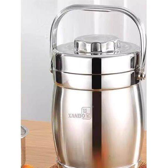 不锈钢真空饭桶便当盒礼品保温提锅3层保温饭盒商用保温桶5L-10L,餐饮具,饭盒/保温桶/保温提锅,淘宝优惠券,粉丝福利购,淘宝优惠卷