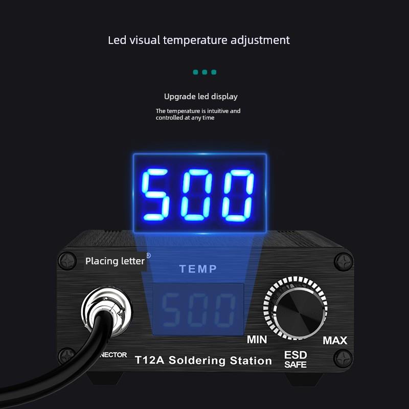 安立新T12A/T12D/T100恒温焊锡站大功率数显烙铁T18精密维修焊锡