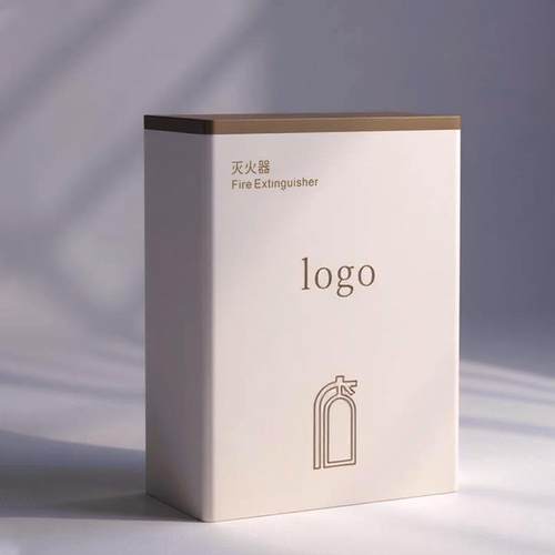 轻奢灭火器箱2祇装 商场装饰放置箱消防器材不锈钢收纳箱