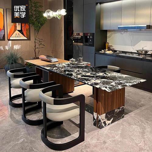 新中式实木茶桌椅组合2025新款高端办公室功夫泡茶台岩板茶台茶桌