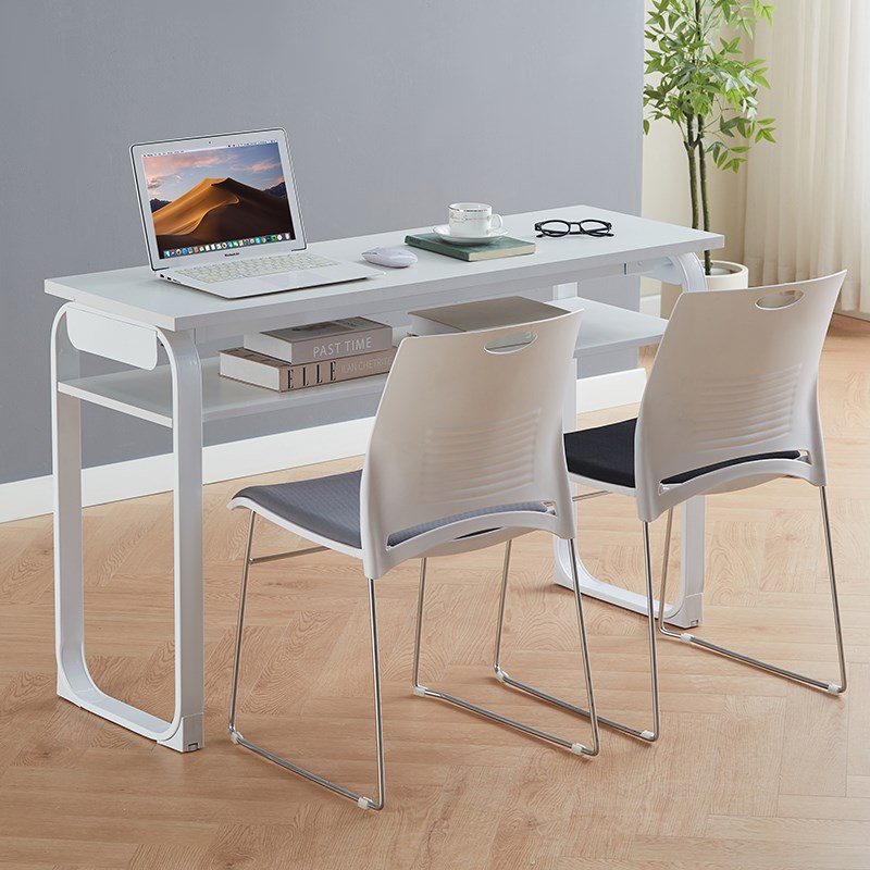 培训桌简约办公会议长条桌t学生辅导补习班双人课桌椅组合学习桌