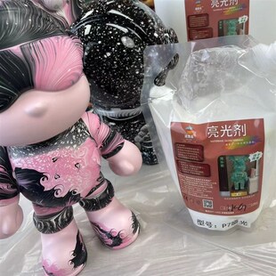 亮光剂石膏娃娃封l层防水哑光速干碱水结面包流体熊丙烯颜料亮光