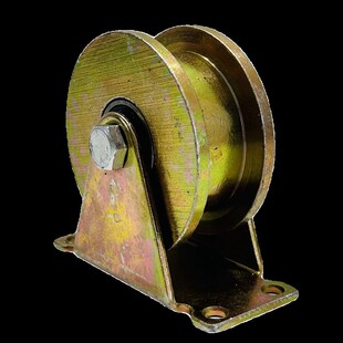 滑轮轨道轮u型v型轴承凹槽轮角铁轮小轮子重型导向轮Y推拉门定滑