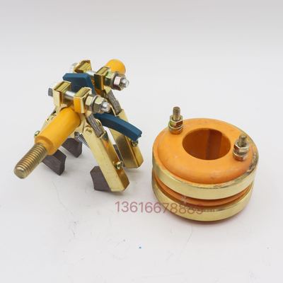 2路集电环铜滑环内径20 25 30 32 3H5 外径58 高35 键槽8MM