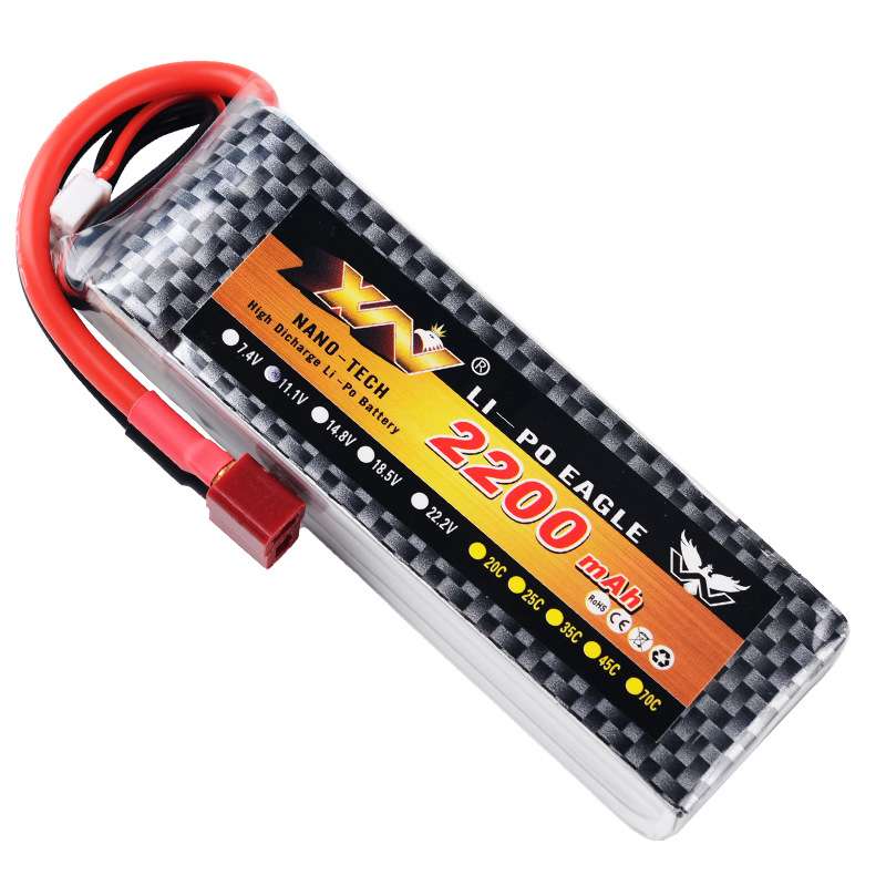A品11.1V 3S 2200mAh 35C航模固定翼遥控船高倍率动力锂电池