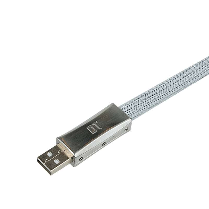 双屏蔽露系列USB麦克风信号线 发烧功放音响音频线信号插头连接线