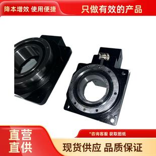 精密圆周定位直角中空旋转平台 伺服步进换向器直连KTN60