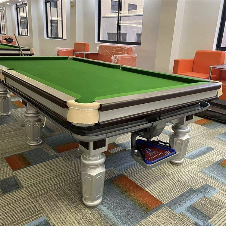 星爵士比赛级台球桌商用标准型高档成人美式黑8八台球案送配置安