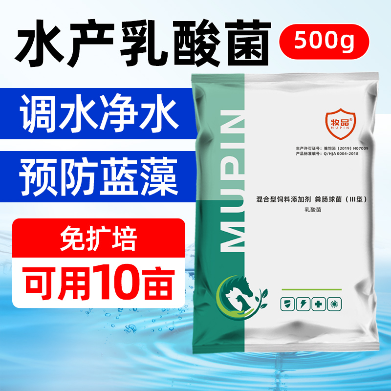 乳酸菌水产养殖专用弧菌r净降ph值降亚硝酸盐氨氮乳酸菌粉鱼虾蟹
