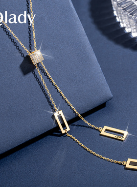 毛衣链2021年新款潮长款女秋冬小众设计感毛衣长装饰项链配饰挂件